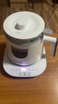 友家铺子（Biooner）煮茶器养生壶喷淋式煮茶壶玻璃烧水壶电热水壶蒸茶壶 蒸茶器 泡花茶壶 白色智能款（方形把手） 0.8L 实拍图