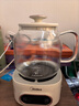 美的（Midea）花漾0胶水全玻璃全自动养生壶 办公室多功能煮茶壶 烧水壶恒温电热水壶煮茶器花茶壶1L YS10B101 实拍图