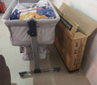泰美高（Trimigo）婴儿床带尿布台过功能折叠拼接新生儿床宝宝小睡床移动婴儿摇摇床 浅灰 带尿布台多功能摇篮婴儿床 【尿布台+蚊帐+头枕+床垫+凉席】 实拍图