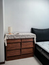 法莎蒂中古风斗柜柜卧室床尾置物柜茶水柜靠墙储物柜大容量九斗柜 1米六斗柜【胡桃色+E0级加厚环保板材】 实拍图