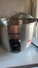 大同（Tatung） 台湾大同电锅 无涂层不锈钢蒸汽电饭煲家用2到3人2.4升TAC-06CMM雾钢色家用电饭锅 不锈钢色电锅＋S07矮内锅＋S03蒸笼 2.4L 实拍图