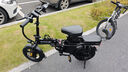 普莱德新国标折叠电动自行车 超长续航电动车 铝合金代驾车 锂电池助力男女通用成人电瓶车 代步电单车 航空铝合金-16减震-进口级30A-纯电约90km 实拍图