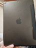 毕亚兹 适用ipad 10.2英寸保护套 2021年9/8/7代 通用苹果平板电脑三折支架 智能休眠保护壳 PB179金刚黑 实拍图