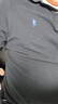 与狼共舞【100%棉】夏季通勤百搭休闲男士短袖POLO衫 001黑色 L(175)  实拍图