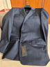 雅戈尔（YOUNGOR）西服男士050款上衣秋冬青年男套西上衣羊毛面料经典西服 藏青 2XL 185/104A 实拍图