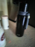 哈尔斯保温杯316L不锈钢大容量外出便携式男女士茶水分离泡茶杯黑660ml 实拍图