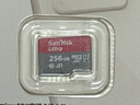 闪迪（SanDisk）256GB TF（MicroSD）内存卡 A1 U1 C10 至尊高速移动版存储卡 读速150MB/s 手机平板游戏机内存卡 实拍图