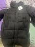 美洋（MEIYANG）速暖鹅绒服定制高阶尼龙简约绗缝轻暖短款羽绒服外套 黑色 L 实拍图