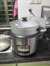 美的老式电饭锅老人用 电饭煲大容量 上蒸下煮一体电锅 黑晶不粘锅内胆  一键简易操作机械 微压 6.5L 实拍图