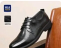 海澜之家HLA皮鞋男士商务休闲秋冬德比正装鞋子男H135/H171 黑色43 实拍图