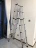 正优（UPERFECT） 伸缩梯多功能梯子家用工程铝合金折叠人字梯升降升缩直梯小楼梯 免安装】人字2.15米（适用3.6米 实拍图