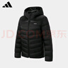 阿迪达斯 （adidas）女装连帽冬季保暖户外休闲运动羽绒服 L 实拍图