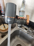 美的（Midea）净水器水龙头过滤器家用自来水滤水器直饮前置过滤器厨房卫生间通用除水垢除余氯双出水可清洗滤芯 一机三芯【两年免换滤芯】 实拍图