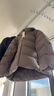 优衣库男装女装无缝羽绒连帽外套夹克羽绒服25秋冬新款478279 37 栗色 2XL 实拍图