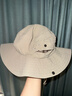 迪卡侬渔夫帽登山防晒夏季户外徒步遮阳帽防紫外线男女经典灰M-2022177 实拍图