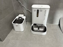 小佩宠物智能自动喂食器猫咪饮水机 猫粮狗粮远程控制自动定时定量 可视双子星喂食器+饮水机MAX 实拍图