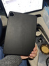 PITAKA可适用苹果iPadPro22-18款保护套iPad Air7/6/5/4双面夹磁吸竖屏轻薄防弯带笔槽皮套11英寸黑色 实拍图