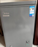 美的（Midea）专利减霜KMF囤货冰柜 冷藏冷冻冷柜转换节能大冰柜卧式家用商用冰柜小冰政府补贴冰箱 【减霜80%】100L*小户型优选 100L 实拍图