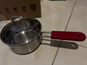 双立人（ZWILLING）不锈钢奶锅小汤锅婴儿辅食锅16cm热奶锅小蒸锅电磁炉小锅泡面锅 奶锅 16cm 实拍图