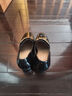 达芙妮小皮鞋女正装英伦风粗跟高跟上班工作商务通勤单鞋乐福鞋 黑色 37 实拍图