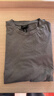 H&M男装女装T恤秋冬透气圆领短袖运动上衣短袖内搭打底衫0685816 深灰色 L 175/108 实拍图