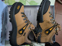 骆驼（CAMEL）户外登山鞋男 耐磨徒步鞋牛皮户外鞋 A63202a6015 棕色 39 实拍图