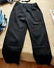安踏（ANTA）运动裤男2025秋冬季新款直筒宽松男士休闲裤子男款青少年纯棉卫裤 黑色（常规直筒-拉链口袋-刺绣） 3XL /190(180-200斤） 实拍图