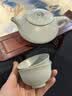 青澹墨雅天青汝窑 茶壶套组开片冰裂釉功夫泡茶壶 景德镇手工陶瓷礼盒装 石瓢茶组 3件 晒单实拍图