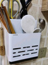 卡贝（cobbe）厨房置物架多功能壁挂刀具收纳架免打孔台面筷子筒不锈钢菜刀架子 实拍图