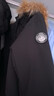 京东京造【进口极寒95鹅绒服】羽绒服男外套女冬季新款中长款 曜石黑 XL 实拍图