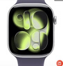 Apple/苹果 Watch S11 智能手表GPS+蜂窝款46毫米银色铝金属表壳雾紫色运动型表带M/L MFDL4CH/B 实拍图