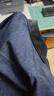 优衣库男装女装休闲拉链短茄克外套巴恩风翻领夹克478230 480827 480827/68深蓝色(牛仔色) 2XL 实拍图