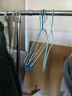 晟旎尚品衣架不锈钢衣架加粗实心晾衣架防滑衣服撑子大号男款45cm10只装 实拍图