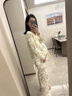 雅特茂月子服纯秋冬季产后棉孕妇睡衣款产妇待产喂奶哺乳家居服 秋冬款220g（送胸垫）香芋9-1450 XL 实拍图