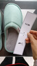 回力日系柔软情侣棉拖秋冬家居室内保暖棉鞋女款HL0006绿色40-41码 实拍图