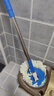 雅高 旋转拖把配件共2拖把头+加粗拖把杆+圆盘吸水拖地神器墩布拖布 实拍图