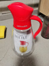 乐扣乐扣(LOCK&LOCK)大容量玻璃油壶油瓶醋酒酱油调味壶550ml红色 实拍图