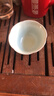 东道 汝窑茶杯陶瓷功夫茶具开片可养汝瓷主人杯 中葵饮杯2025款(天青) 实拍图