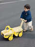 贝比佳儿童扭扭车1-3岁防侧翻溜溜车宝宝扭扭车摇摇车儿童车周岁礼物 炫风黄|四合一+音乐+静音车轮 实拍图