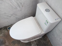 九牧（JOMOO）马桶家用一级水效防臭卫浴虹吸式马桶坐便器大冲力抗菌卫生间坐厕 【双旋暴风-无棱内壁】11396 305坑距(2515城包安装) 实拍图