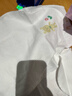 全棉时代婴儿隔汗巾纱布吸汗儿童宝宝幼儿园纯棉垫背巾小熊小鹿小猫3条/袋 实拍图