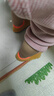 贝瑞加（Babyprints）儿童地板袜2双四季宝宝软底学步鞋室内早教袜套防滑隔凉 粉黄S 实拍图