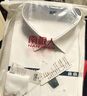 南极人衬衫男纯色长袖商务衬衫男士棉质舒适衬衣外套修身白衬衫男5XL 实拍图