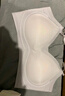 氧心（YANGXIN）两件装内衣女夏季无痕聚拢文胸无钢圈背心吊带运动女士胸罩美背 香槟+粉底肤【吊带款】 L 实拍图
