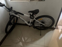 喜德盛山地自行车黑客380避震前叉21速禧玛诺变速X6铝合金车架通勤代步 白/黑色（25款） 15.5寸（建议身高150-165cm） 实拍图