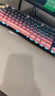 惠普（HP）机械键盘键鼠套装有线 办公电竞游戏台式机笔记本电脑 侧刻渐变黑莓 茶轴冰蓝光 实拍图
