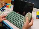 B.O.W 航世 K150 ipad蓝牙键盘鼠标套装pro带卡槽办公键鼠 男女生适用安卓ipad平板笔记本电脑无线键鼠 青草绿【三蓝牙键盘+绿鼠标】丨支持多设备连接 实拍图