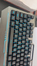 狼蛛（AULA）真机械手感键盘鼠标套装有线背光键盘电竞游戏专用笔记本台式电脑办公键鼠耳机三件套 金属灰【单键盘】冰蓝光 实拍图