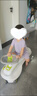 babycare儿童电动扭扭车可坐大人遛遛车防侧翻宝宝礼物 黎空紫 实拍图