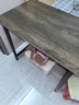 煜柠苑 电脑桌台式家用简约卧室长条桌学生写字学习桌子书台桌办公大桌 加固升级-黑架灰橡木-80*50高74 实拍图
